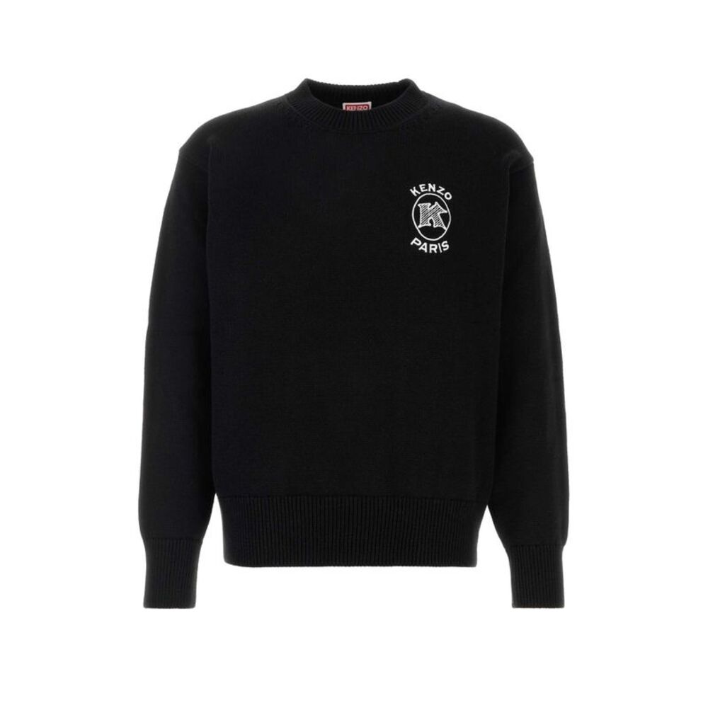 Kenzo Men Black Cotton Sweater